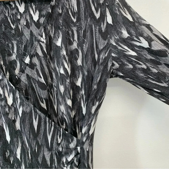 Talbots Dress Small Petite Jersey Knit Career Below Knee 3/4 Sleeve Office - Picture 4 of 9